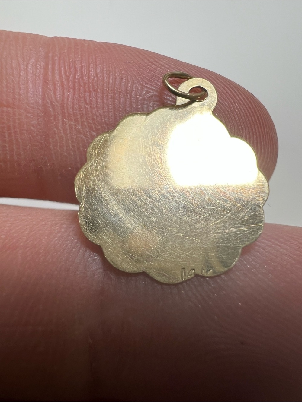 14k yellow gold I love New York Pendant - Picture 12 of 15